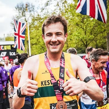 Phil Richardson at a race finish